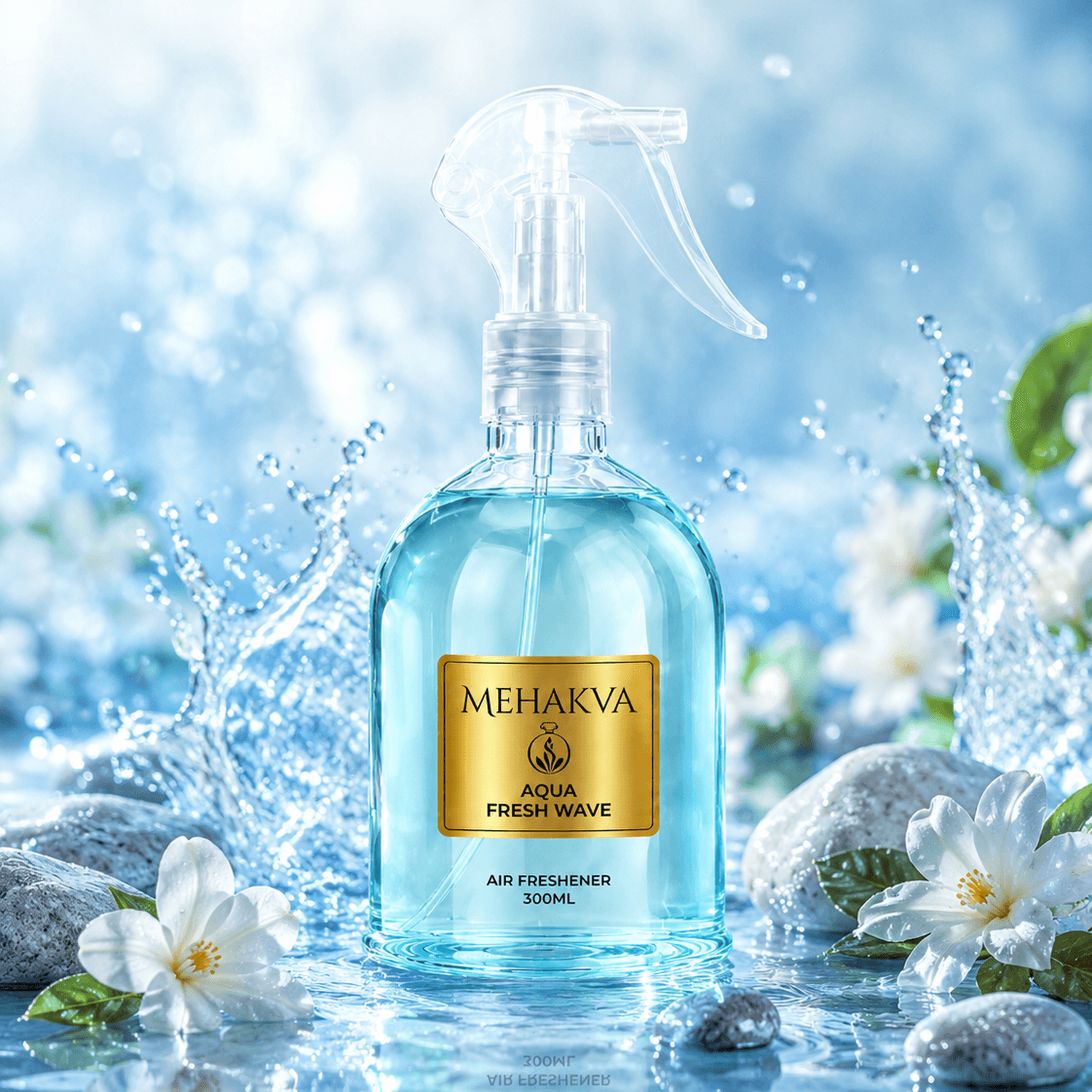 MEHAKVA Aqua Fresh Wave Air Freshener (300ML) – Premium Aroma Mist